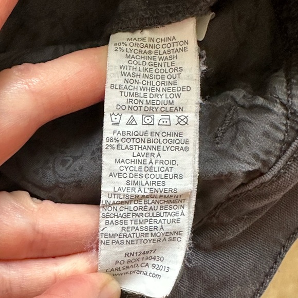 Prana Janessa Pant in Charcoal size 8 - Picture 7 of 14